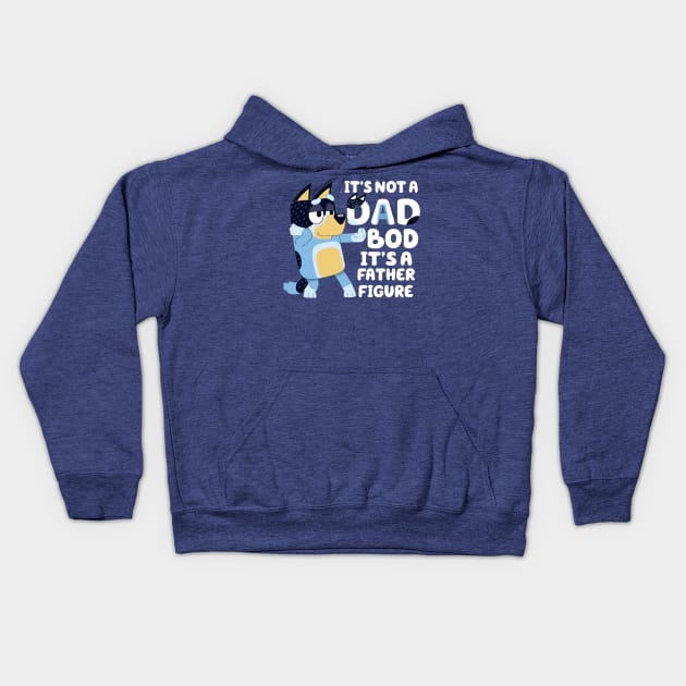 It's Not A Dad Bod Kids Hoodie by jersimage